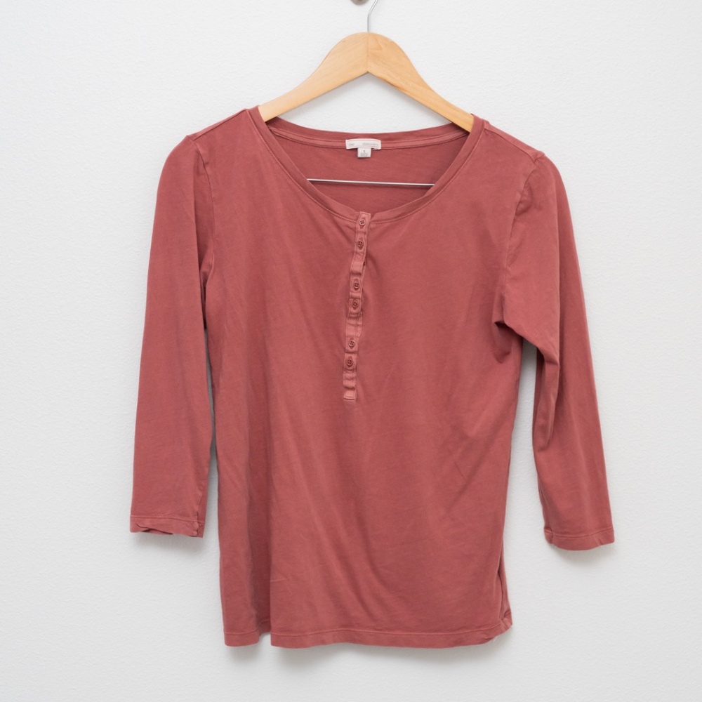 Gap Slim Fit Henley Tee Size Small